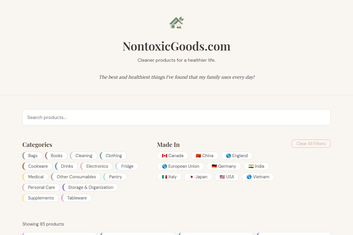 Nontoxicgoods.com